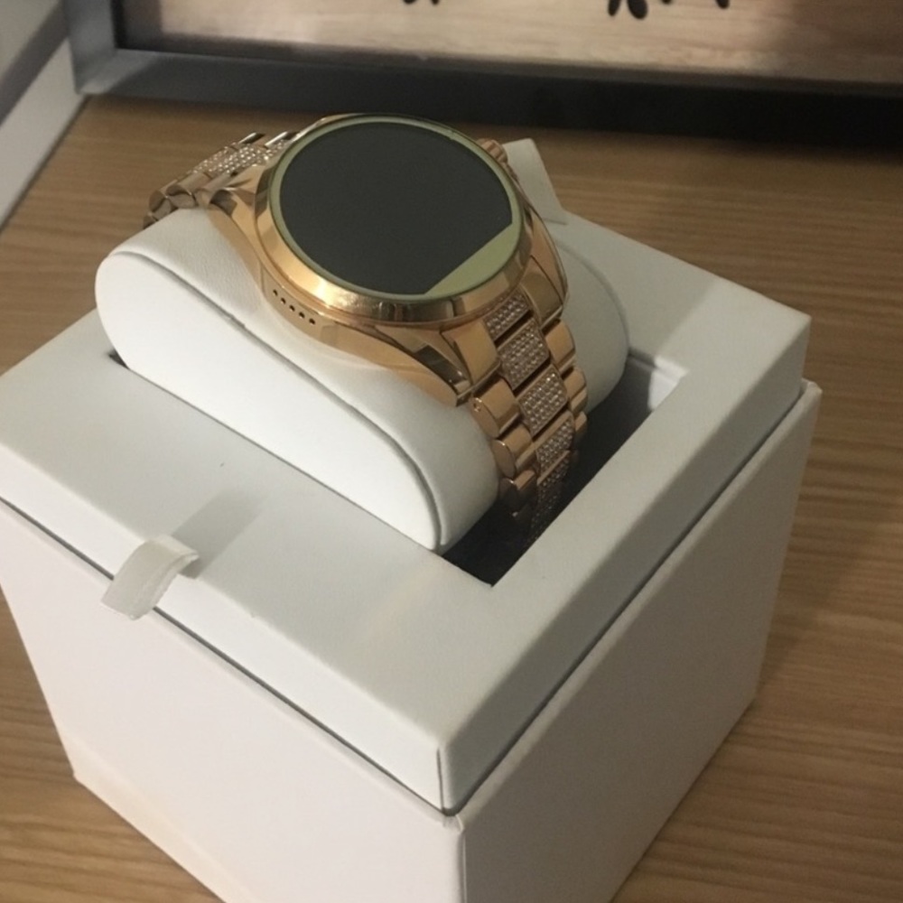 Michael Kors smart watch rose gold